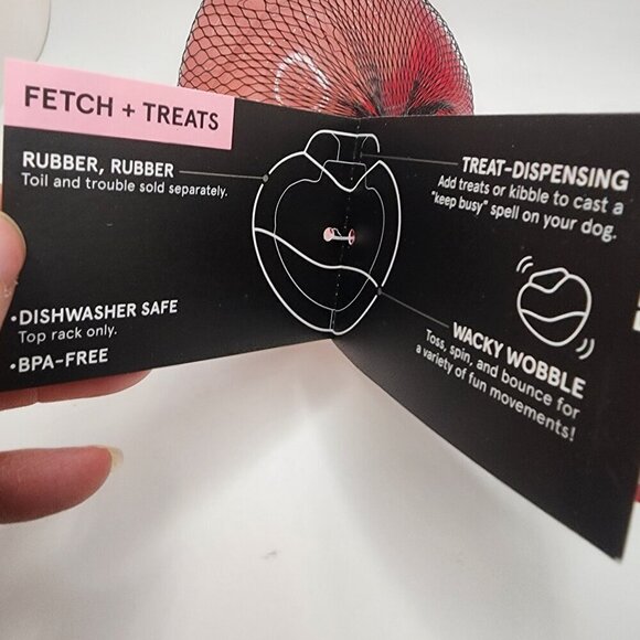 Bark Box "Treatcaster Potion" Super Chewer 50+lbs. Fetch & Treat Dog Toy - Picture 5 of 7